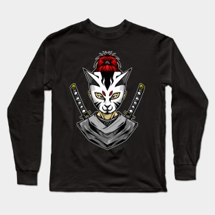 Kitsune-Ninja Long Sleeve T-Shirt